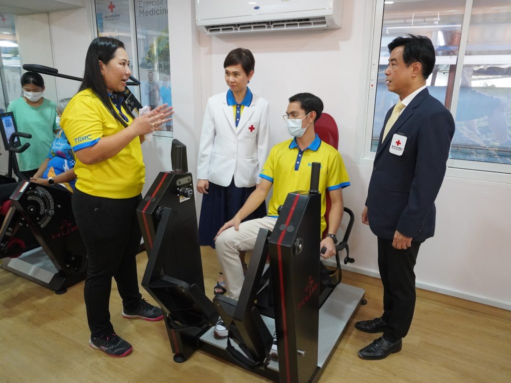 ศูนย์เวชศาสตร์ฟื้นฟู สภากาชาดไทย เปิดศูนย์ TRC Smart Innovative Medical Wellness Gym ศูนย์ฝึกออกกําลังกายเพื่อสุขภาพด้วยนวัตกรรมทางการแพทย์