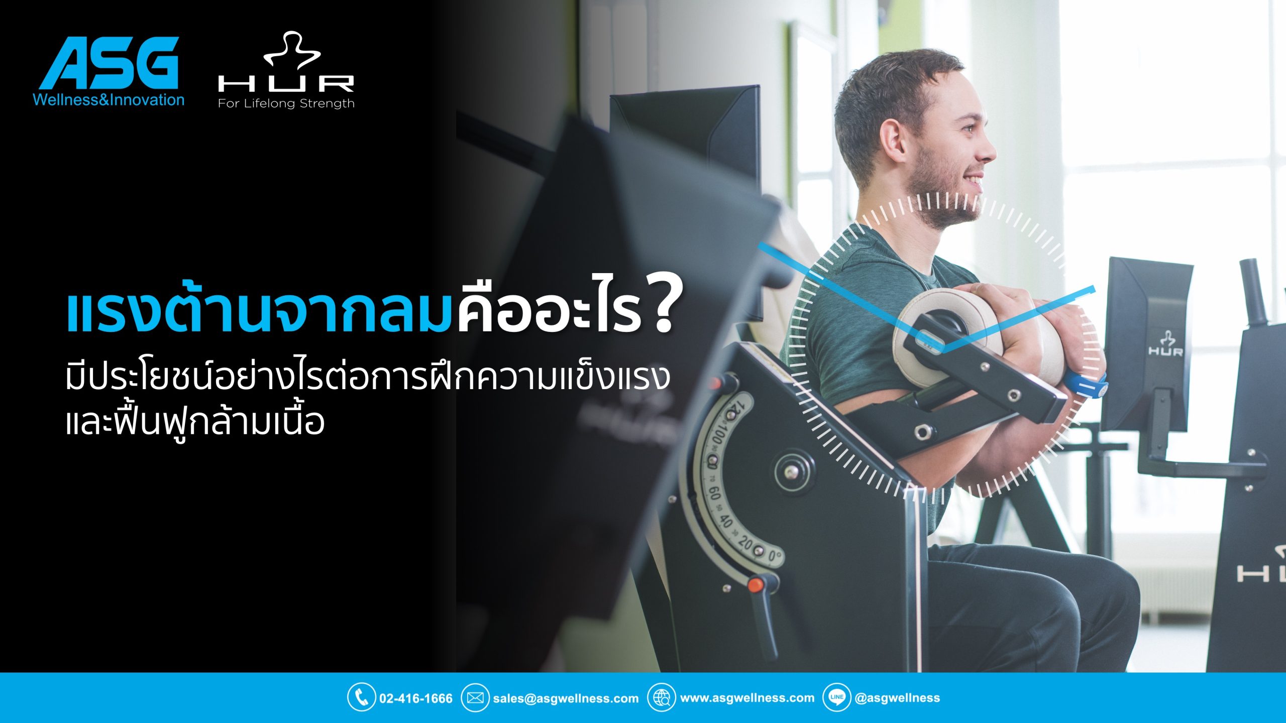 แรงต้านจากลมคืออะไร? มีประโยชน์อย่างไรต่อการฝึกความแข็งแรงและฟื้นฟูกล้ามเนื้อ